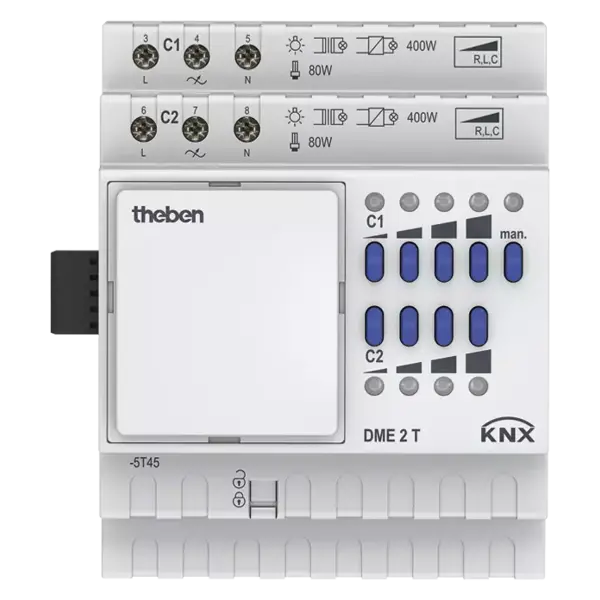 Theben DME 2 T KNX | Dimmer 2 canali MIX2 modulo di espansione