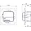 Theben PS 1 RF KNX | Attuatore a pulsante RF con 4 punti tattili