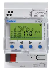 Theben TR 648 top2 RC-DCF KNX digital annual timer, 8-channel, astro, pulse, DCF