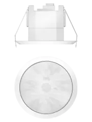 Theben theRonda S360 KNX FLAT DE WH – Presence detector, 360°, Ø9m, flush