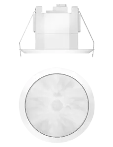Theben theRonda S360 KNX FLAT DE WH – Detector de presencia, 360°, Ø9m, empotrado