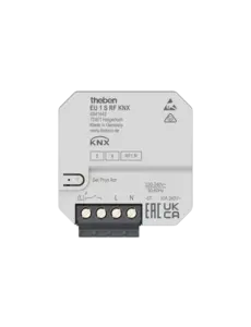 Theben EU 1 S RF KNX – Actionneur RF 1 canal chauffage électrique, Data Secure