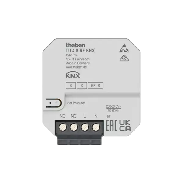Theben EU 1 S RF KNX – 1-kanaals RF-verwarmingsactor elektrisch, Data Secure - Copy