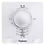 Theben RAMSES 718 P KNX – Room thermostat, rotary, 4 binary inputs