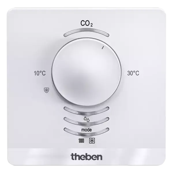 Theben AMUN 716 S KNX – CO2-, vocht-, temp- & luchtdruksensor, KNX