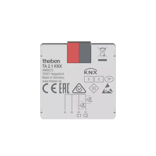 Theben TA 2.1 KNX – 2-fach Binärein-/ausgang, Unterputz, Data Secure