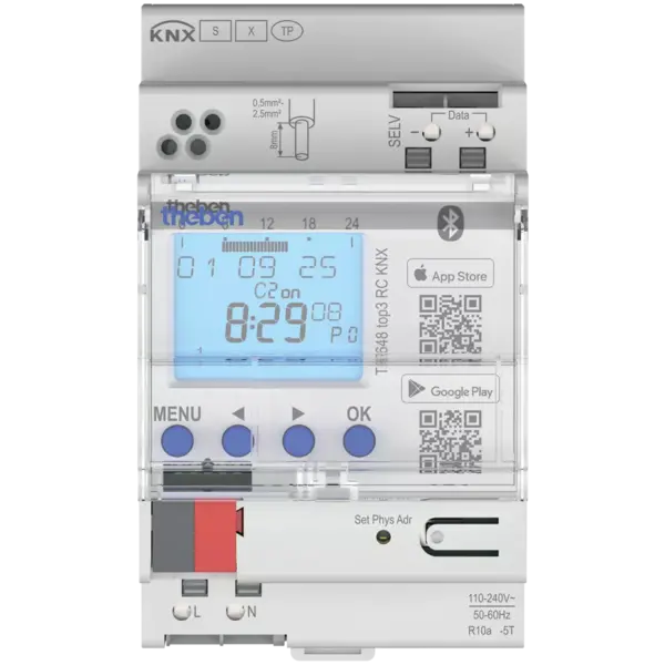 Theben TR 648 top3 RC KNX – Minuterie digitale annuelle et astro