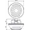 Theben LUXA 103 S360-28 KNX UP WH – para pasillos, empotrado, 28x5 m, IP54