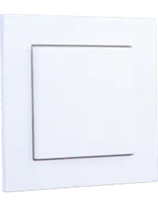 Weinzierl White glossy rocker plates without LED for MATCH 55, excl. frame