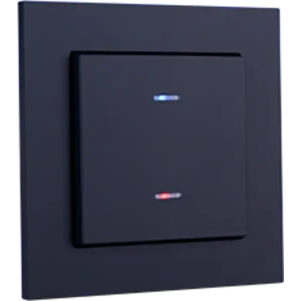 Weinzierl Black matte rocker plates with LED for MATCH 55, excl. frame