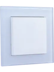Weinzierl White glass frame & plastic rockers without LED for MATCH 55
