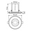 ESYLUX PD-FLAT 360i/8 ROUND WHITE FM KNX 360°, 8 m