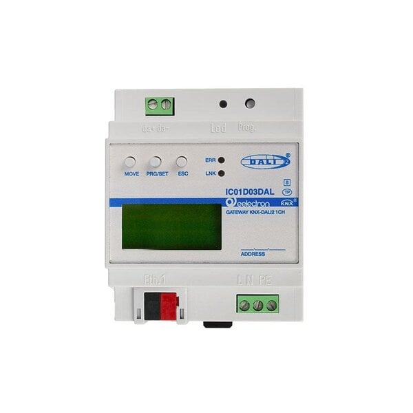 eelectron Gateway KNX/DALI – 1 canal – Controlador de aplicação Multi-Master