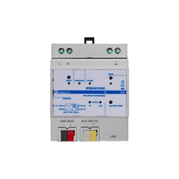 eelectron Puente KNX con interfaz IP, fuente 640 mA y MQTTs