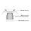 CONSTALED Inbouwring SKYline | wit-mat, zwart, aluminium geborsteld