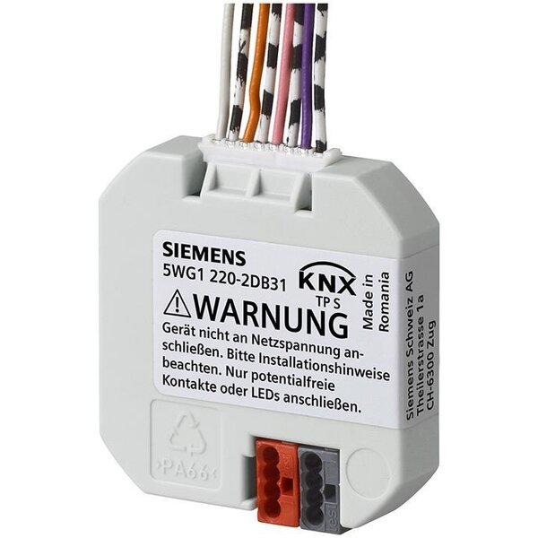 Siemens 5WG1220-2DB31 Pushbutton Interface | 4-fold KNX Flush Mount
