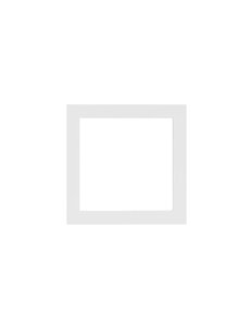 eelectron PO71A01RP – Kunststoff-Abdeckrahmen 71 mm | Weiß / Schwarz