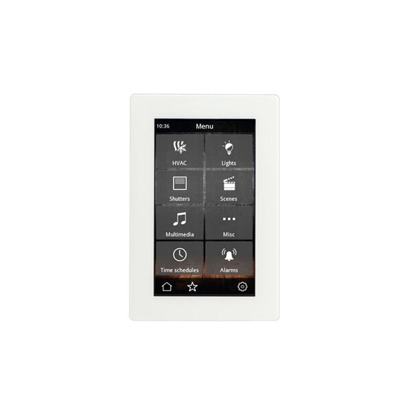 eelectron OL-U KNX Touchpanel 4.3″ – Glass Edition (wit/zwart)