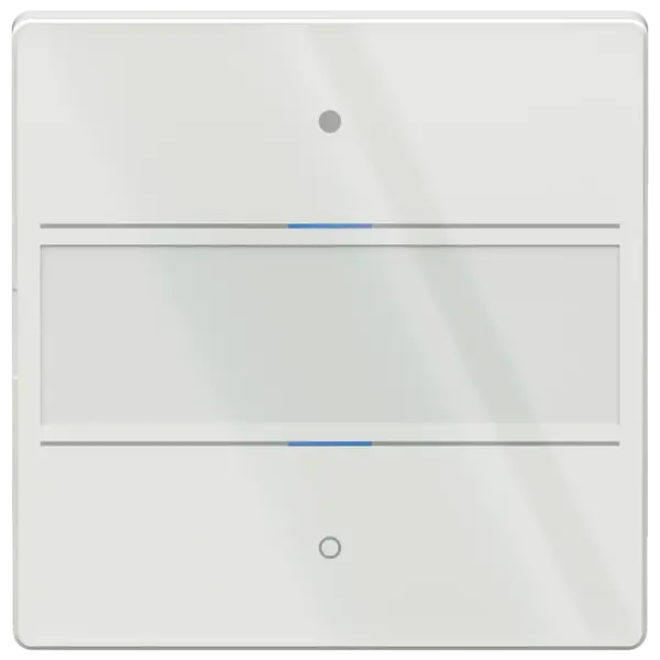Theben KNX Glass Touch Sensor with 2 Buttons, Status LEDs and Temp Sensor