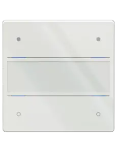 Theben KNX Glass Touch Sensor with 4 Buttons, Status LEDs and Temp Sensor