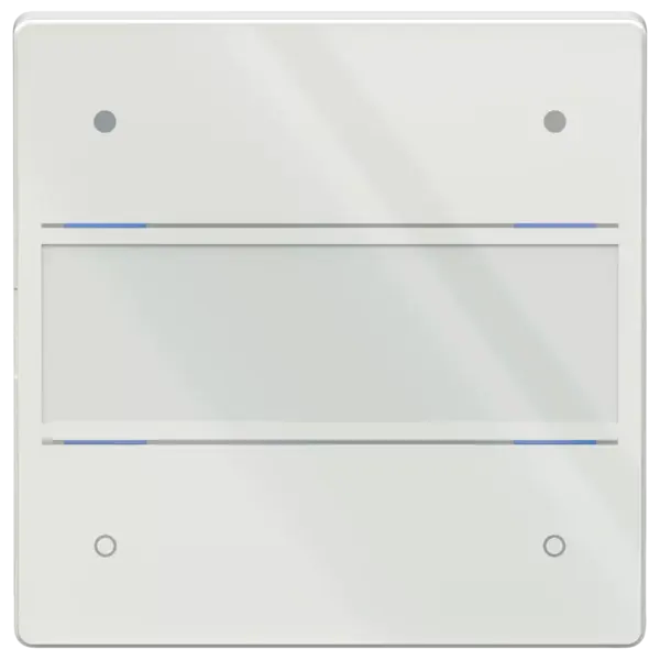 Theben KNX Glass Touch Sensor with 4 Buttons, Status LEDs and Temp Sensor