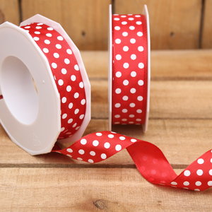 Polka dot rood 609