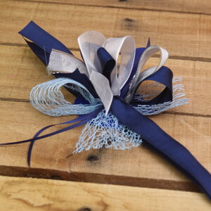 Strik Blauw zilver