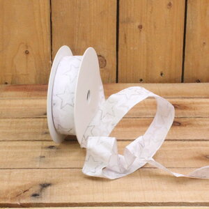 Lint Ster zilver/wit