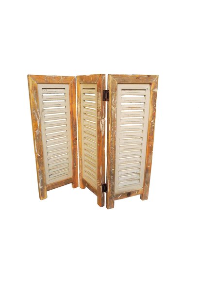 Venster Paravent grau 52 cm