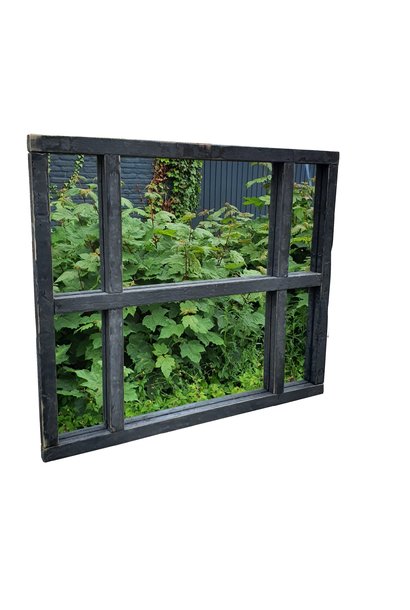 Industrial Mirror Antique Black – 2 Panels