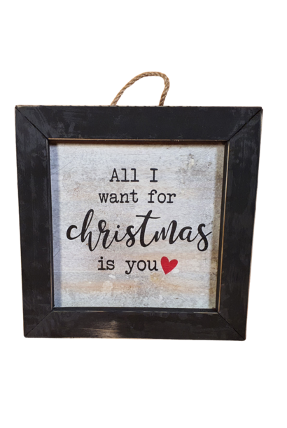 wandtegel  ALL i want for Christmas
