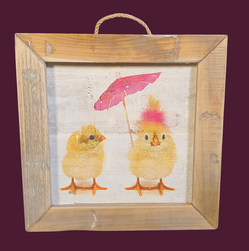 wooden tile old dutch umbrella chicken-4