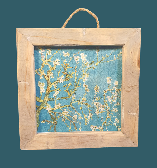 wooden tile old dutch v gogh blossom-3