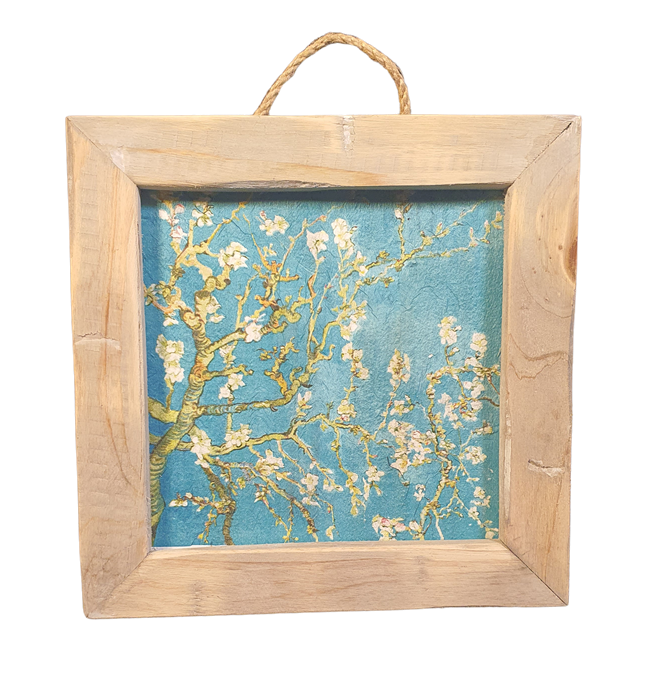 wooden tile old dutch v gogh blossom-1