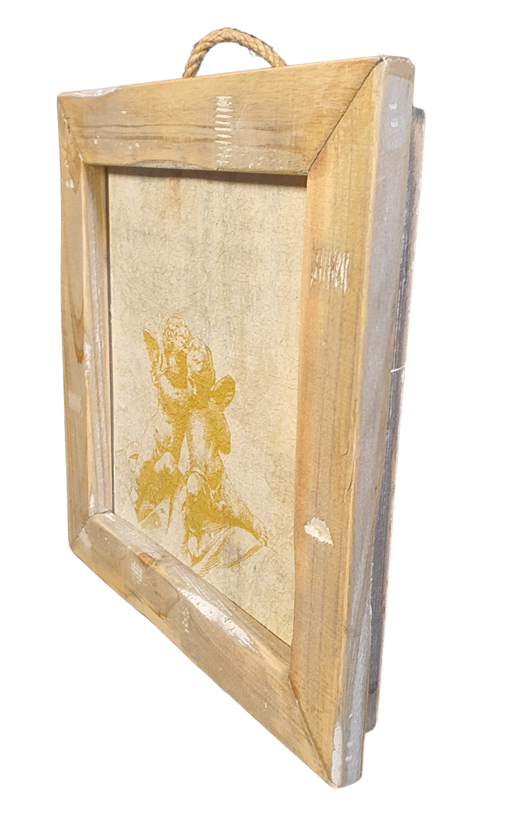 wooden tile old dutch golden angels-2