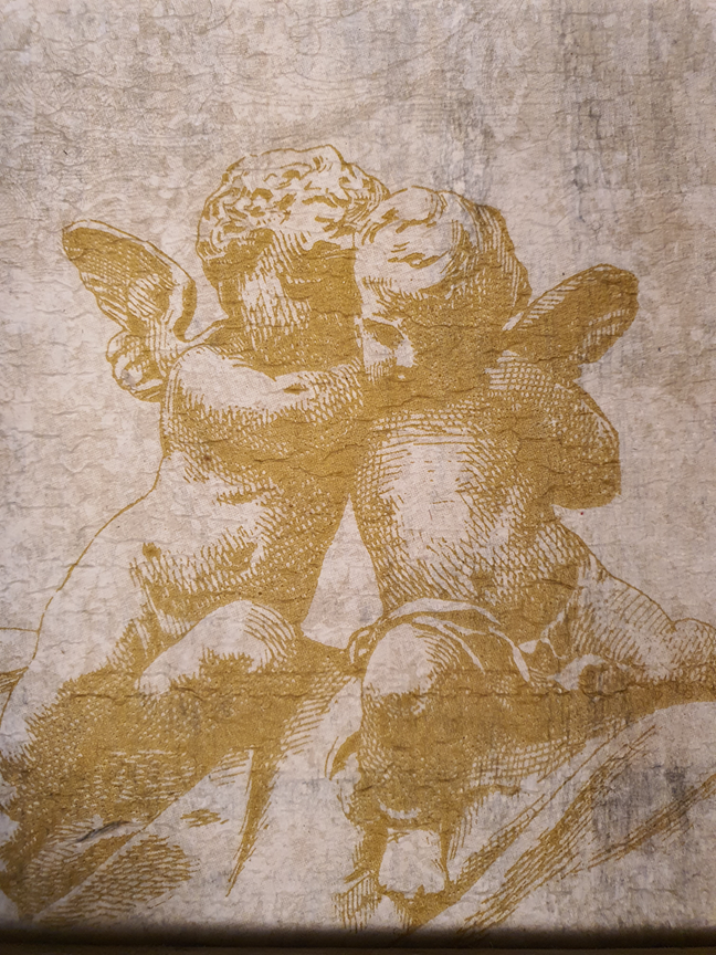 wooden tile old dutch golden angels-3