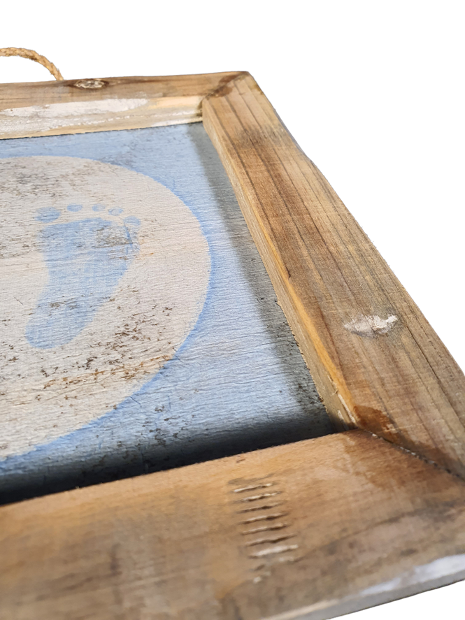 wooden tile old dutch blue feet-2