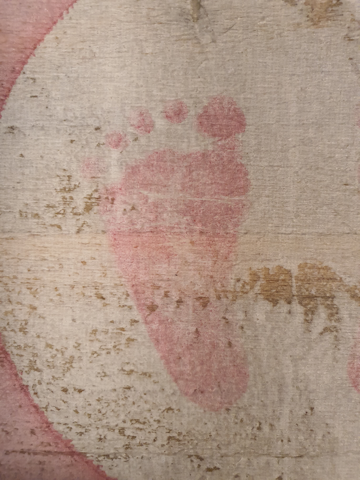 wooden tile old dutch pink feet-7