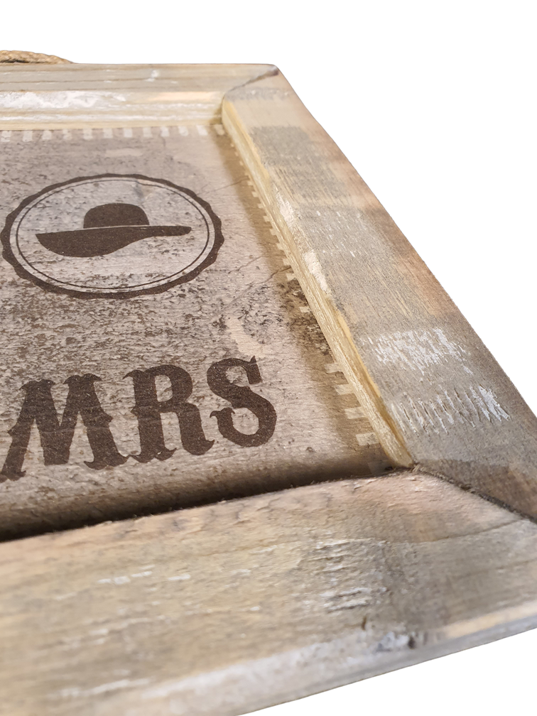 wooden tile old dutch Mr & Mrs-4