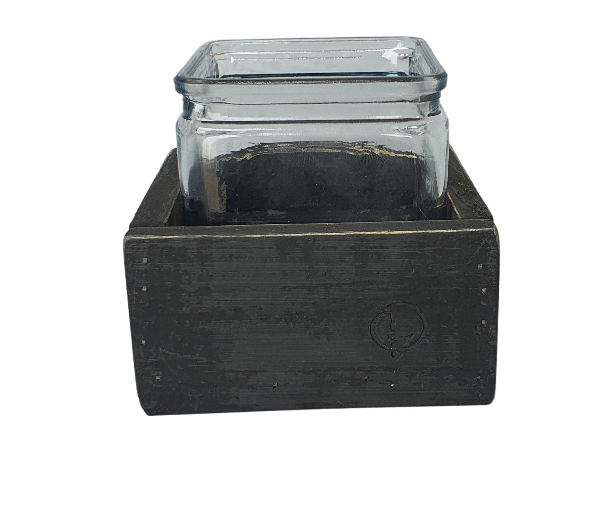 candle hold  black berlin  plain half high 1 - without glass-2