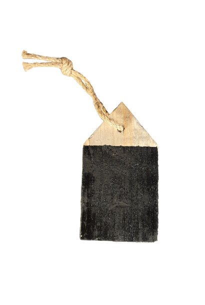 label wood blackboard