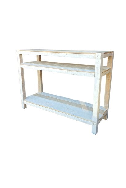 side table 3 lagen wit