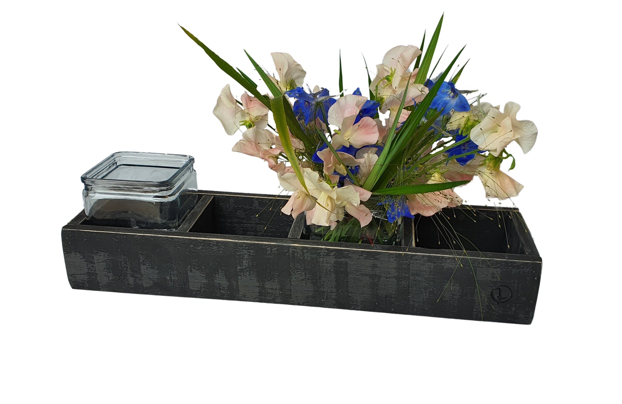 candle hold  black berlin plain half high 4-4