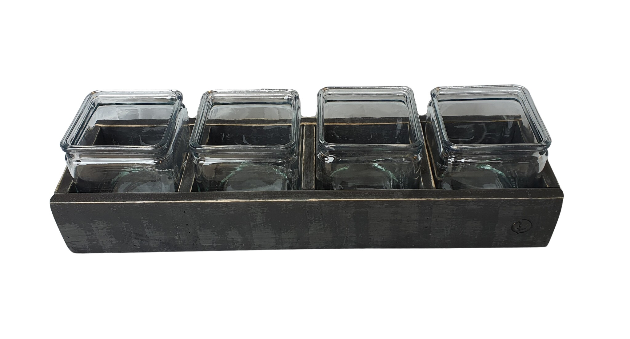 candle hold  black berlin plain half high 4-8