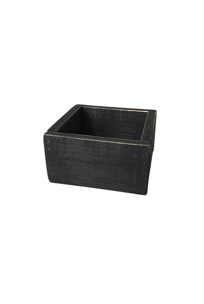glass in holder 1 cube glass black