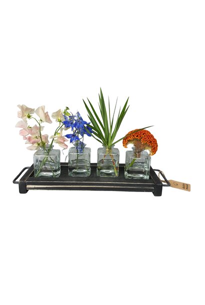 candle tray 40 black
