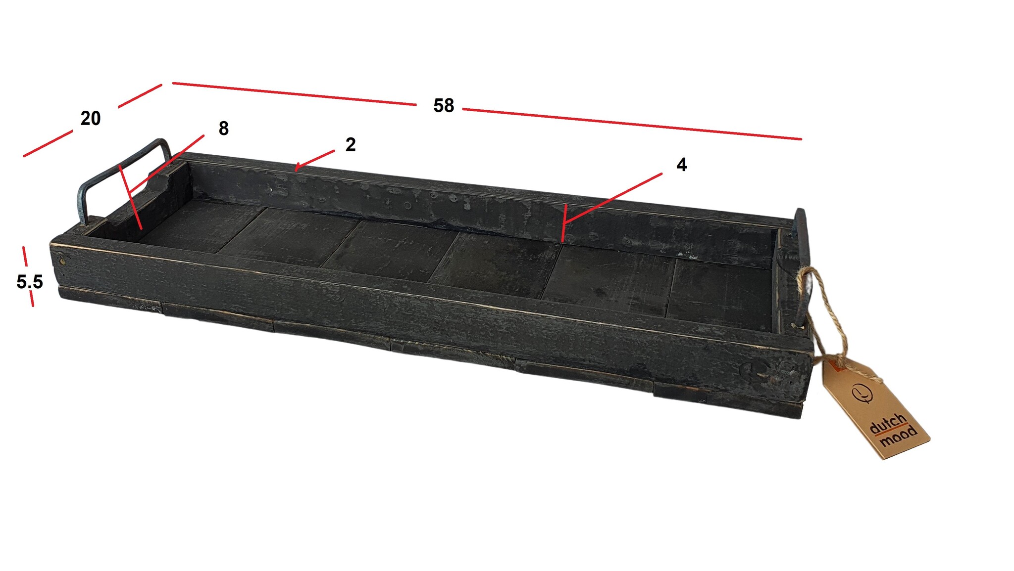 tray black berlin marianne 58/20-3