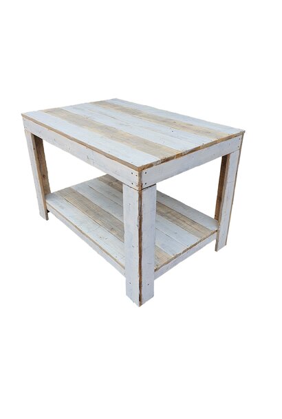 Tisch Doppelschicht weiß 110 x 80