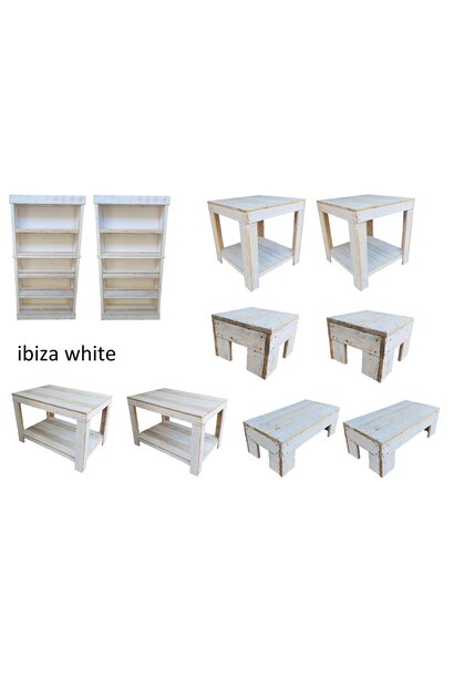 furniture set white 10  pcs