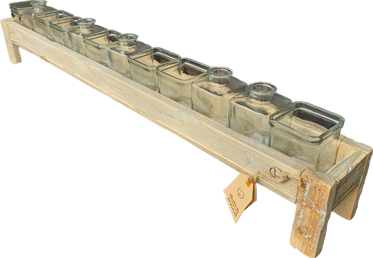 tray old dutch glass hold narrow 95-4
